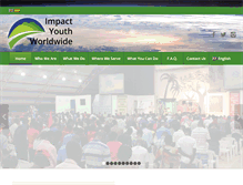 Tablet Screenshot of impactyouthworldwide.org